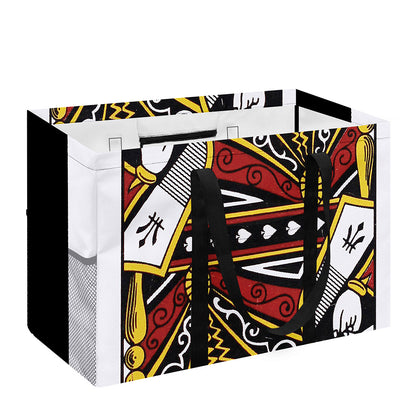 Queen Of Spades Playing Card Print Utility Tote Bag