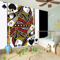 Queen Of Spades Playing Card Print Wall Sticker