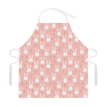 Rabbit And Carrot Pattern Print Adjustable Apron