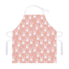 Rabbit And Carrot Pattern Print Adjustable Apron