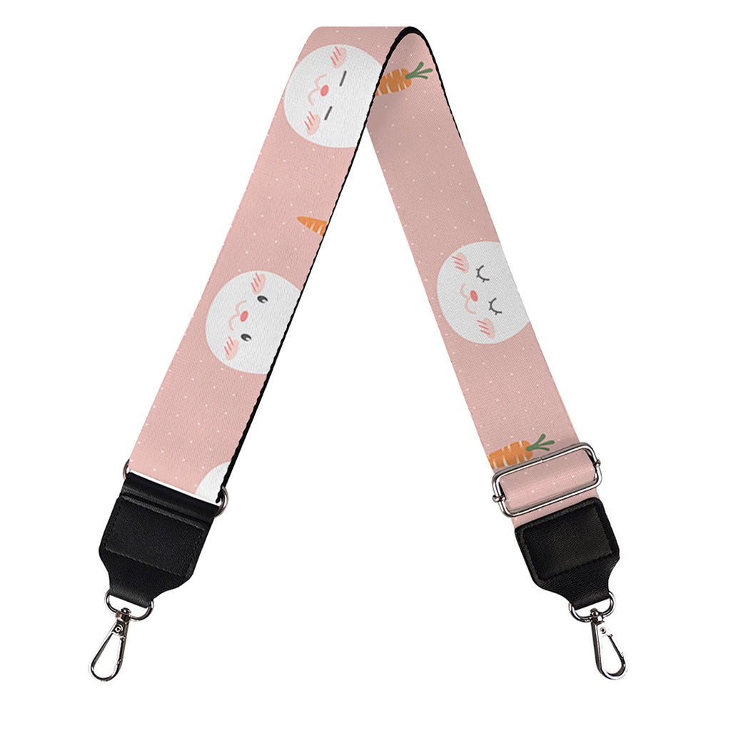 Rabbit And Carrot Pattern Print Bag Strap