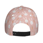 Rabbit And Carrot Pattern Print Baseball Cap