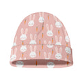 Rabbit And Carrot Pattern Print Beanie