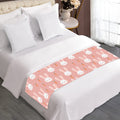 Rabbit And Carrot Pattern Print Bed Runner