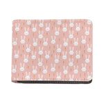 Rabbit And Carrot Pattern Print Bifold Wallet