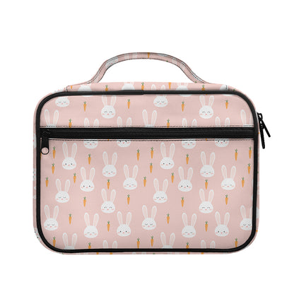Rabbit And Carrot Pattern Print Briefcase Bible Bag