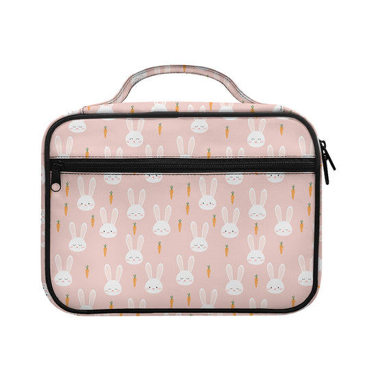 Rabbit And Carrot Pattern Print Briefcase Bible Bag