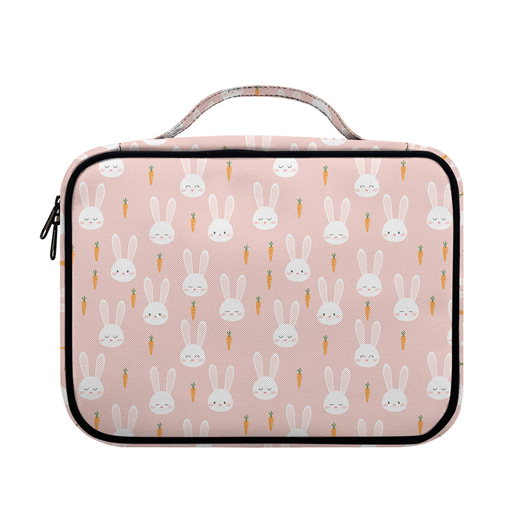 Rabbit And Carrot Pattern Print Briefcase Bible Bag