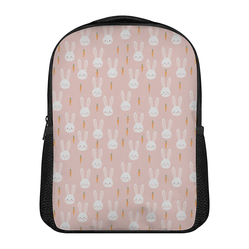 Rabbit And Carrot Pattern Print Casual Backpack