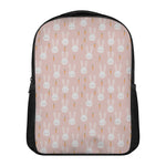 Rabbit And Carrot Pattern Print Casual Backpack