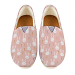 Rabbit And Carrot Pattern Print Casual Shoes