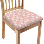 Rabbit And Carrot Pattern Print Chair Cushion Cover