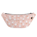 Rabbit And Carrot Pattern Print Fanny Pack