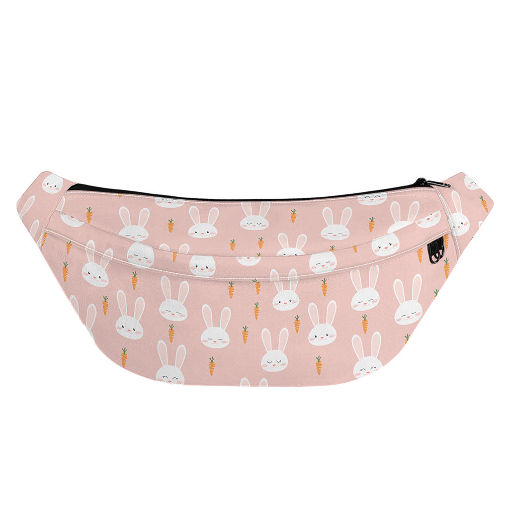 Rabbit And Carrot Pattern Print Fanny Pack