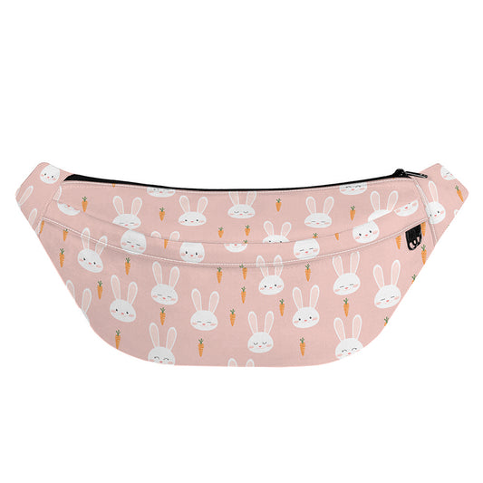 Rabbit And Carrot Pattern Print Fanny Pack