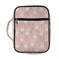 Rabbit And Carrot Pattern Print Front Pocket Bible Bag