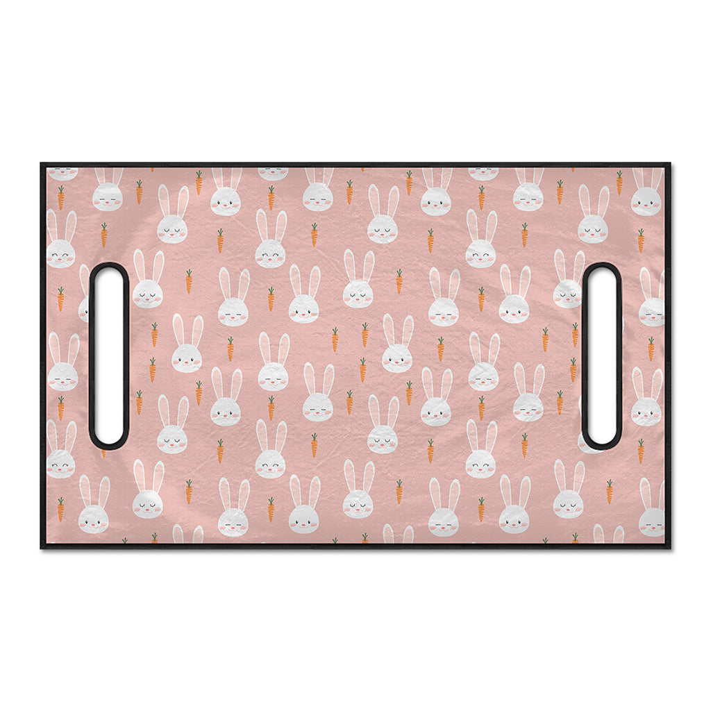 Rabbit And Carrot Pattern Print Golf Cart Seat Cover