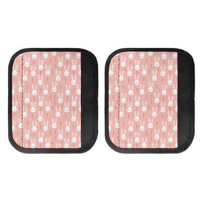 Rabbit And Carrot Pattern Print Handle Covers