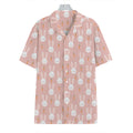 Rabbit And Carrot Pattern Print Hawaiian Shirt