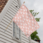 Rabbit And Carrot Pattern Print House Flag