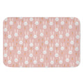 Rabbit And Carrot Pattern Print Indoor Door Mat