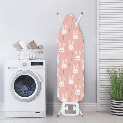 Rabbit And Carrot Pattern Print Ironing Board Cover