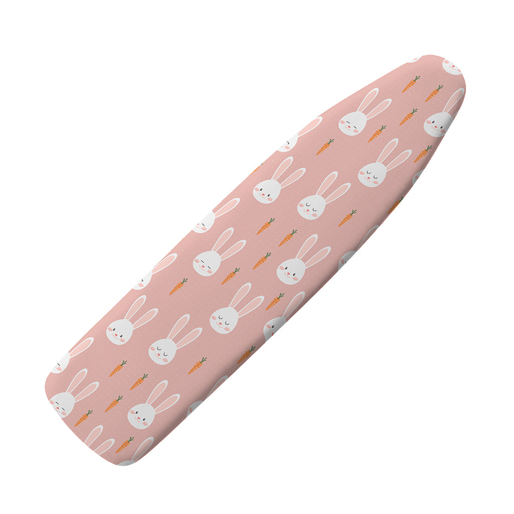 Rabbit And Carrot Pattern Print Ironing Board Cover
