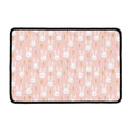 Rabbit And Carrot Pattern Print Kitchen Mat
