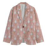 Rabbit And Carrot Pattern Print Men's Blazer