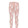 Rabbit And Carrot Pattern Print Men's leggings