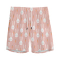Rabbit And Carrot Pattern Print Men's Athletic Shorts