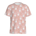 Rabbit And Carrot Pattern Print Men's Athletic T-Shirt