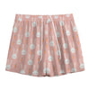 Rabbit And Carrot Pattern Print Mesh Shorts