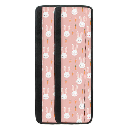 Rabbit And Carrot Pattern Print Refrigerator Handle Covers