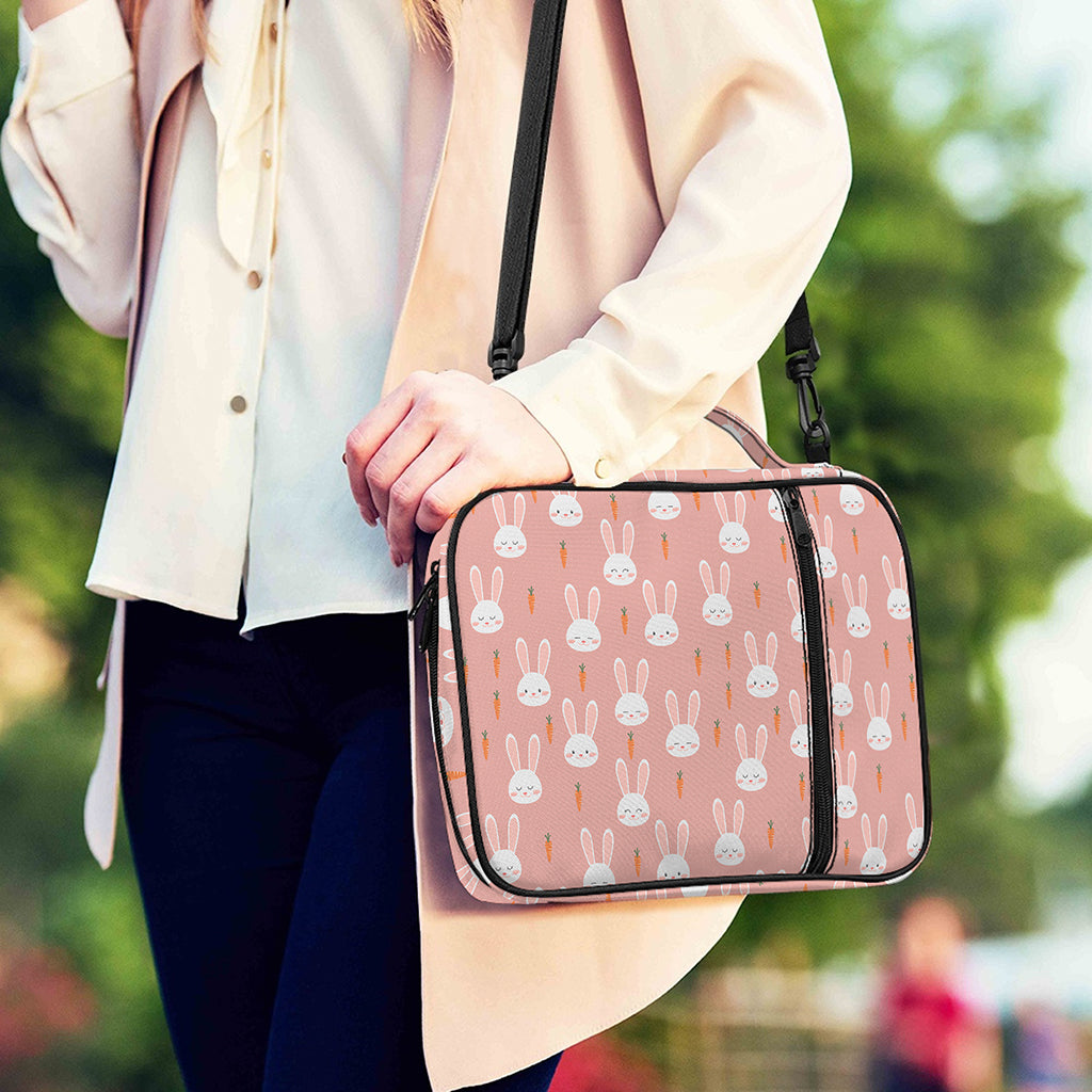 Rabbit And Carrot Pattern Print Shoulder Strap Bible Bag