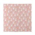 Rabbit And Carrot Pattern Print Silk Bandana