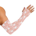 Rabbit And Carrot Pattern Print Sun Protection Arm Sleeves