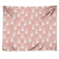 Rabbit And Carrot Pattern Print Tapestry