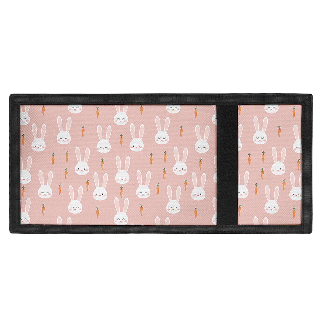 Rabbit And Carrot Pattern Print Trifold Wallet