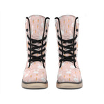 Rabbit And Carrot Pattern Print Winter Boots