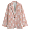 Rabbit And Carrot Pattern Print Women's Blazer