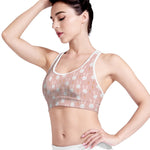 Rabbit And Carrot Pattern Print Women's Sports Bra