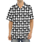 Rabbit And Cat Pattern Print Aloha Shirt