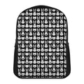 Rabbit And Cat Pattern Print Casual Backpack