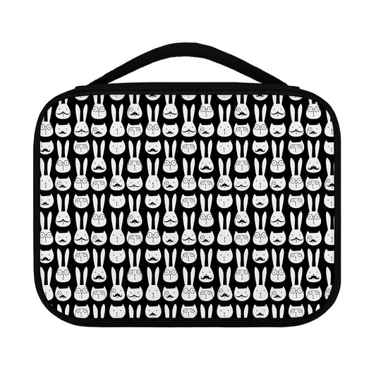 Rabbit And Cat Pattern Print Classic Bible Case