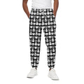 Rabbit And Cat Pattern Print Cotton Sweatpants