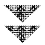 Rabbit And Cat Pattern Print Dog Bandana