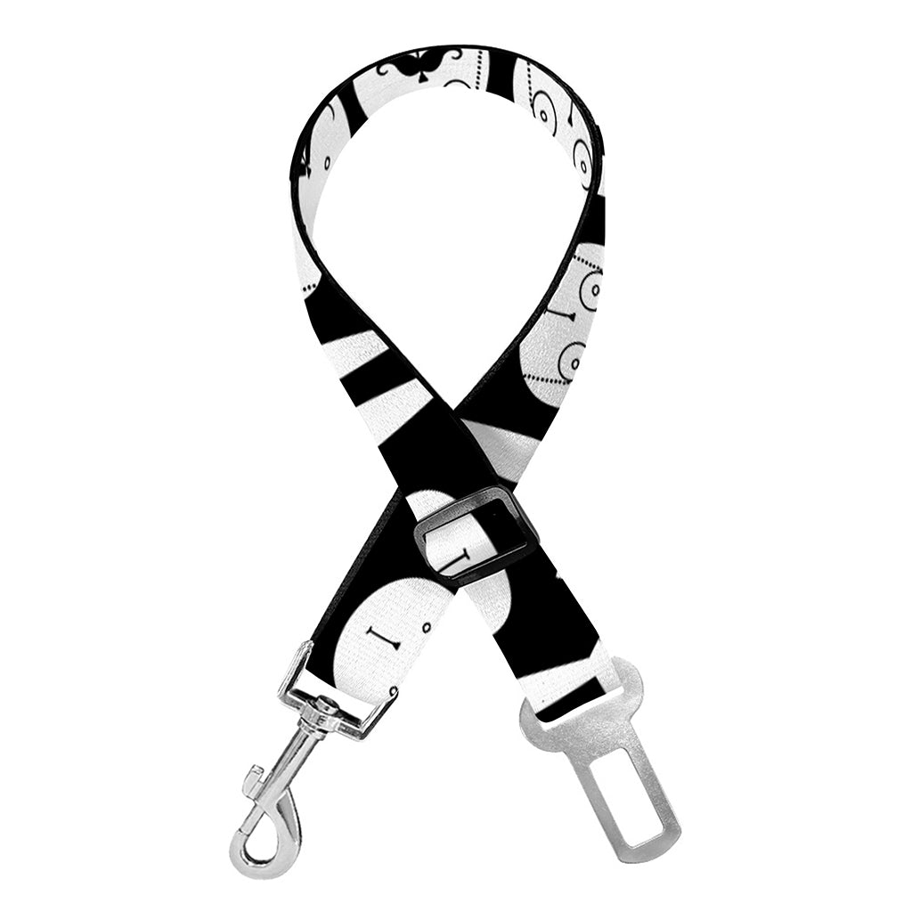 Rabbit And Cat Pattern Print Dog Seat Belt