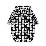 Rabbit And Cat Pattern Print Dog Zip Up Hoodie