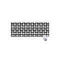 Rabbit And Cat Pattern Print Extended Mouse Pad